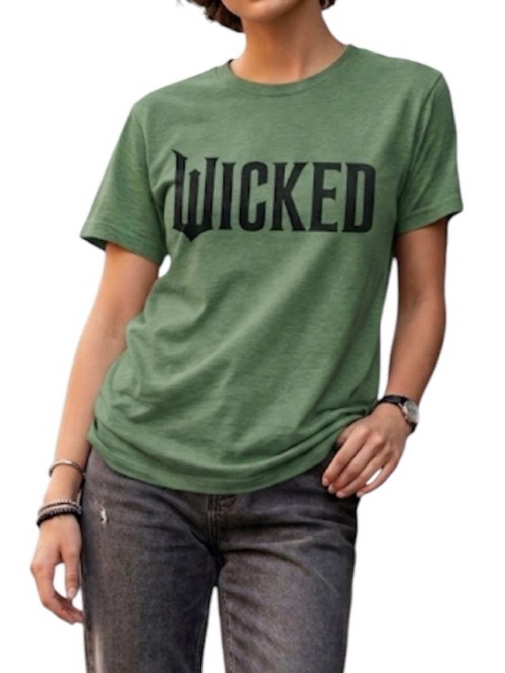 Universal Green Wicked Short Sleeve Tee Color Change Fabric Size: 2X